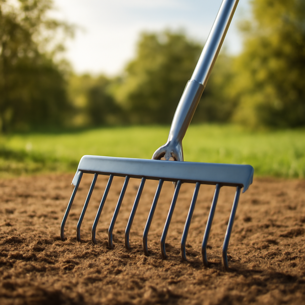 Guide d'achat : râteau en métal pour votre jardin – Utilisation au jardin (IA)
